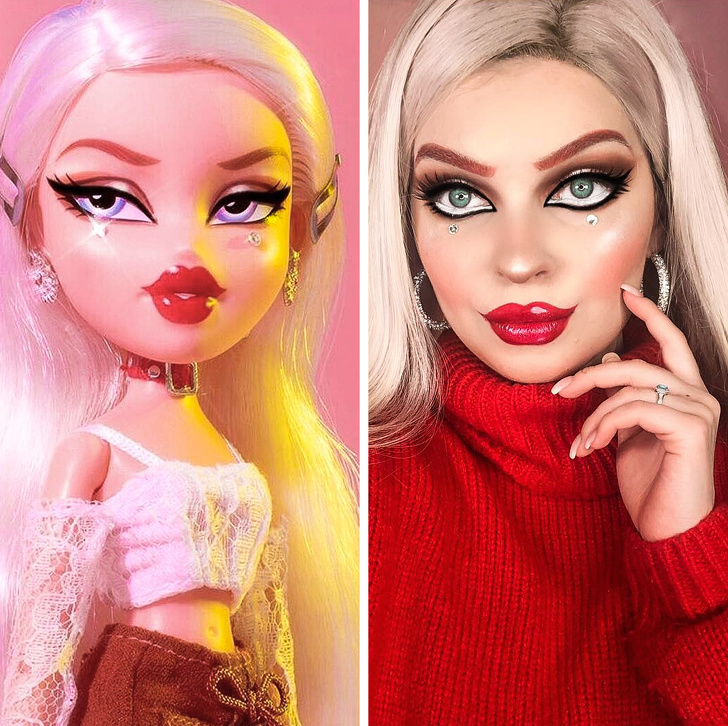 bratz doll red lips